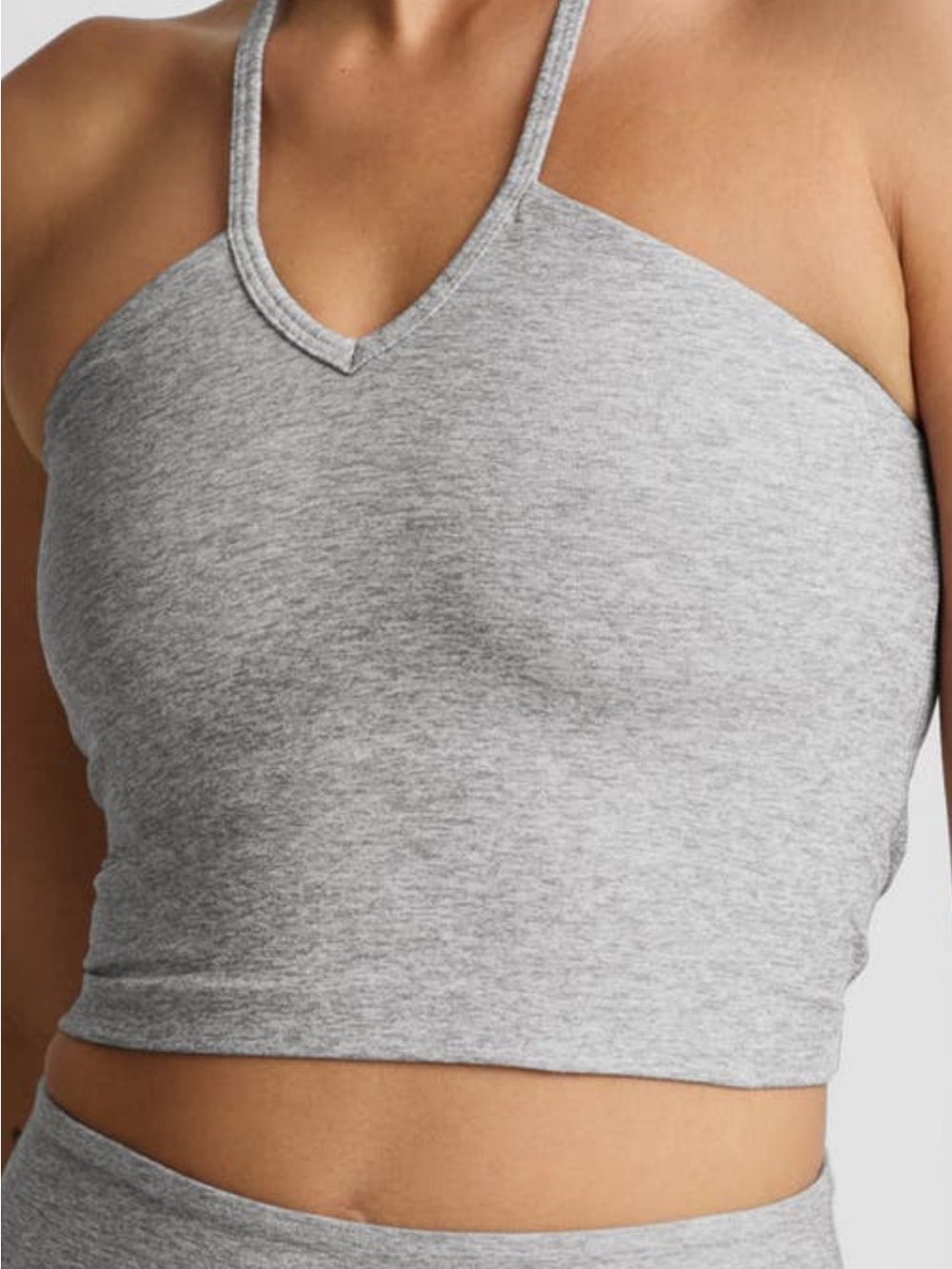 Beyond Yoga Silver Mist Cropped Workout Top NWT